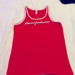Diesel tank top red size m